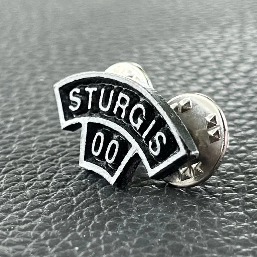 Sturgis Rocker Pin 2000 Motorcycle Rally Collectible - Picture 2 of 4